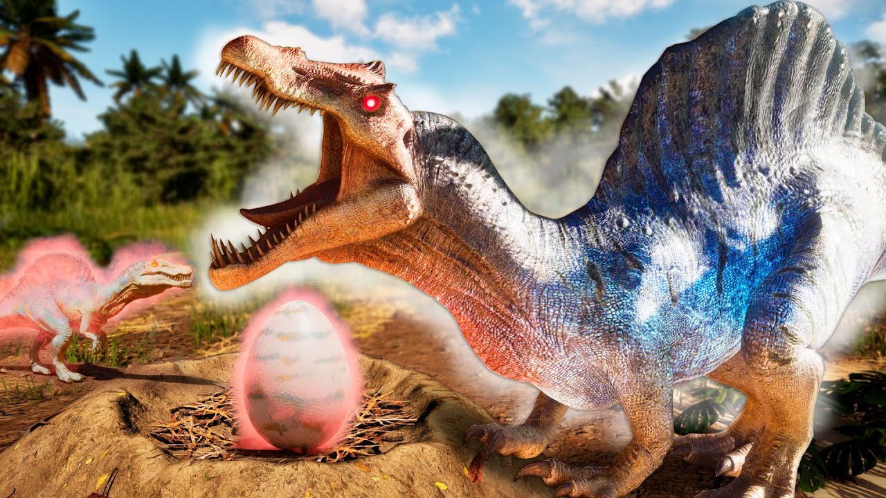 SAINDO DO OVO! SUPEREI MINHA MÃE! Mega Spino Jurassic: A União dos Mega Rex Tirou Tudo de Mim!🧬