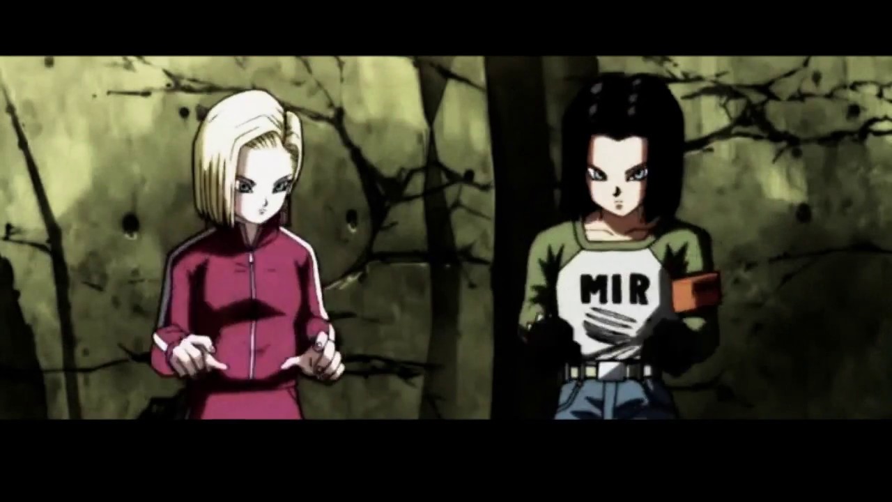 Androide 17 e 18 vs Ribrianne e Rozie Amv