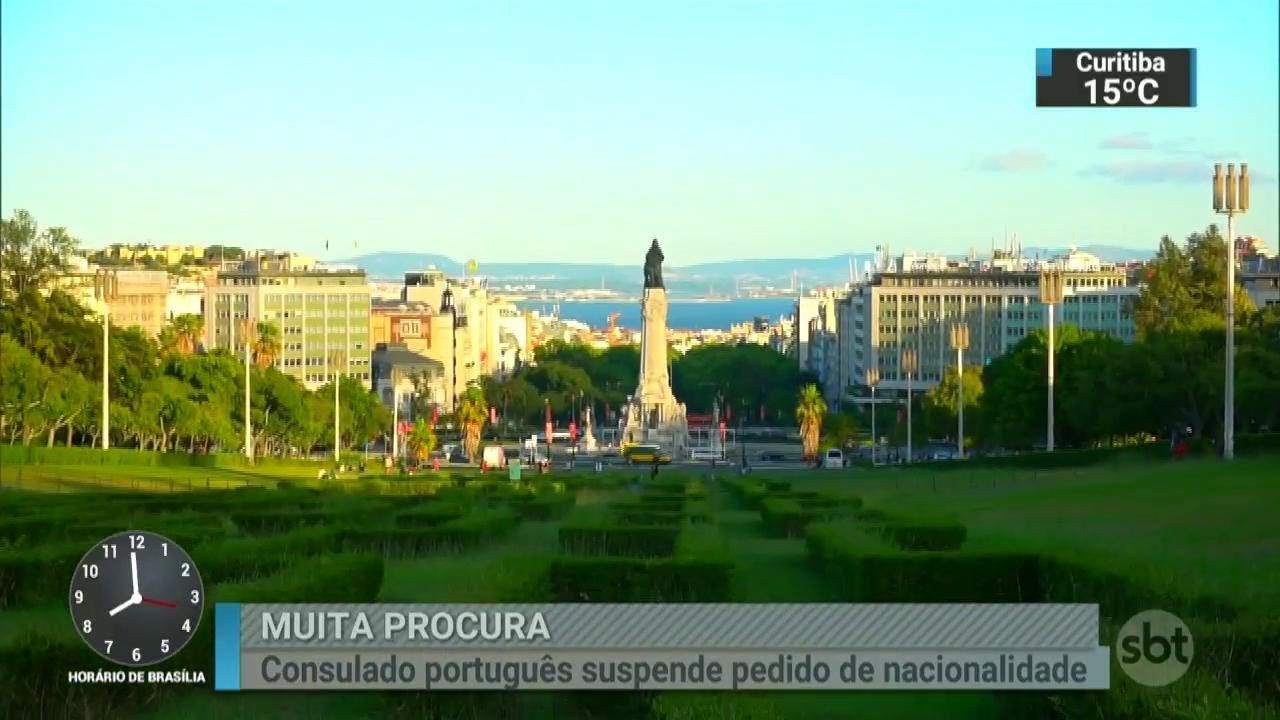 Com aumento da procura, consulado português suspende pedidos de nacionalidade | SBT Brasil (19/10/18