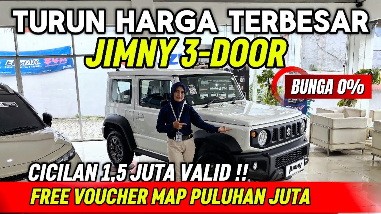 ‼️ TURUN HARGA TERBESAR ‼️ REVIEW SUZUKI JIMNY 3 DOOR ‼️ SUZUKI JIMNY 2026 TERBARU