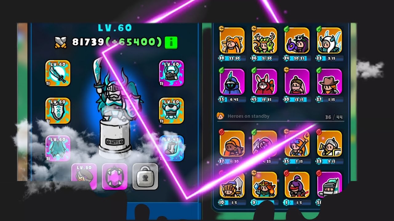 Rumble Heroes: #my team