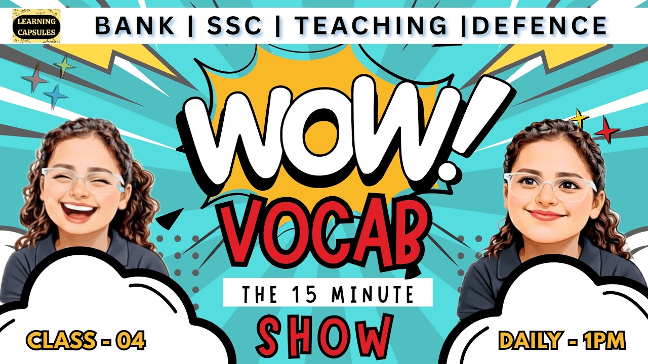 WOW Vocab | Rupam Mam's Top Vocabulary Tips for Bank SSC Defence Exams #4