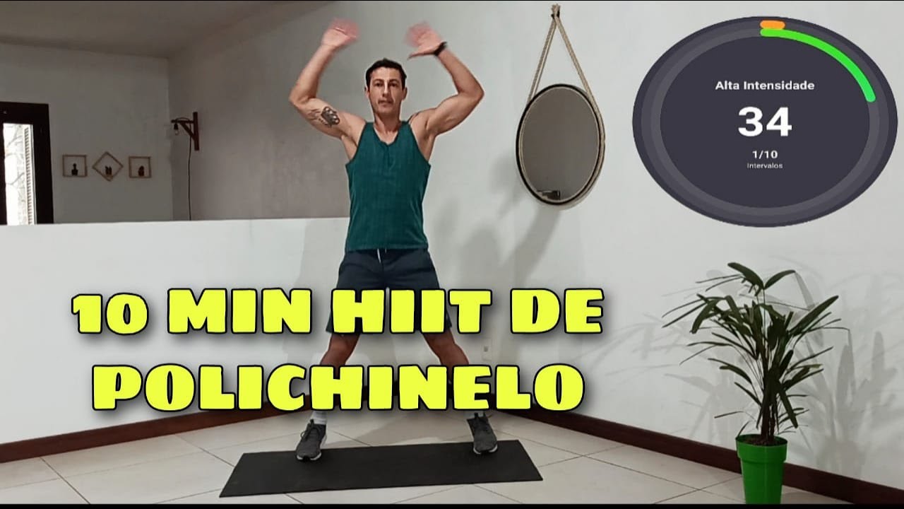 HIIT DE POLICHINELO E VARIAÇÕES - 10 MINUTOS PRA GASTAR MUITA CALORIA @ramon_magnus_