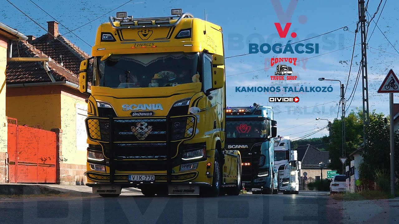 V.  Bogácsi KAMIONOS TALÁLKOZÓ 2024 | Divideo