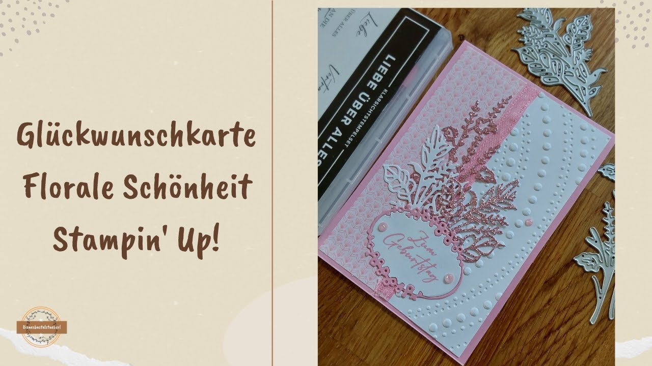 Glückwunschkarte Florale Schönheit Stampin' Up! 