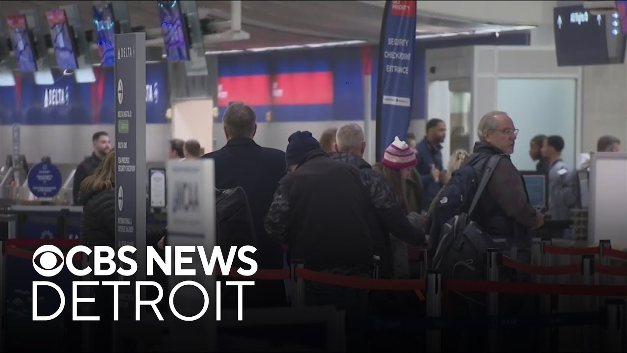 Flight delays, cancellations piling up at Detroit Metro Airport