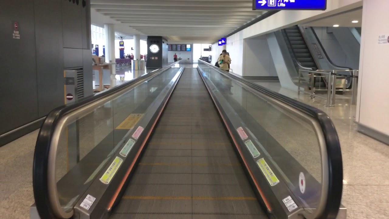 CNIM travelator @ HKIA Terminal 1 in Chek Lap Kok, Hong Kong