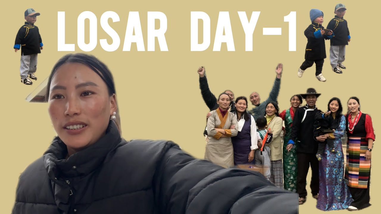 LOSAR day-1 mein @TinPinStories ke saath momo bnaya ll Menchukha || Arunachal Pradesh || 