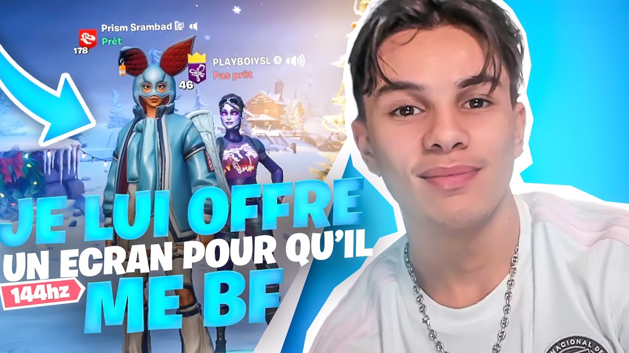 JE LUI OFFRE UN ECRAN À 300€ POUR QU'IL ME 1vs1