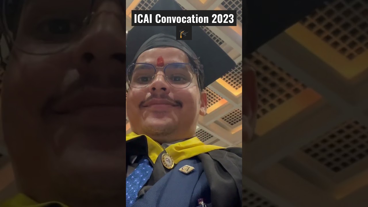 ICAI Convocation 2023🎓