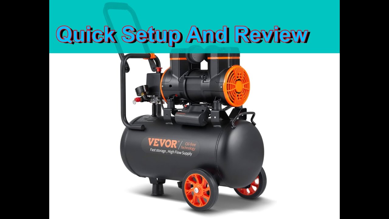 Amazon Vevor Air Compressor Quick Setup and Review!!