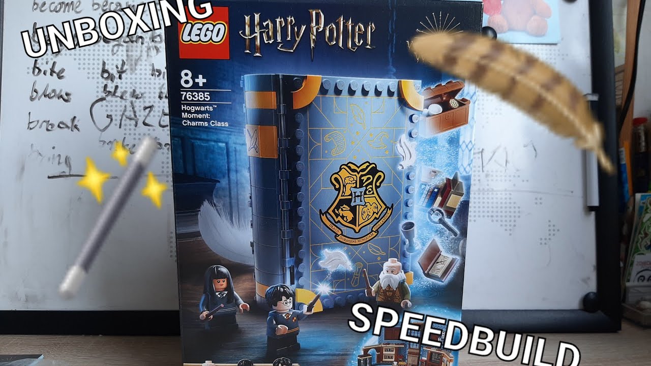 LEGO HARRY POTTER| 76385| CHWILE Z HOGWARTU: ZAJĘCIA Z ZAKLĘĆ I UROK&Oacute;W| UNBOXING & SPEEDBUILD 🪄🪶