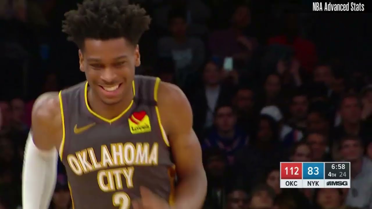 Shai Hitting Step-Back Threes For 10 Straight Minutes