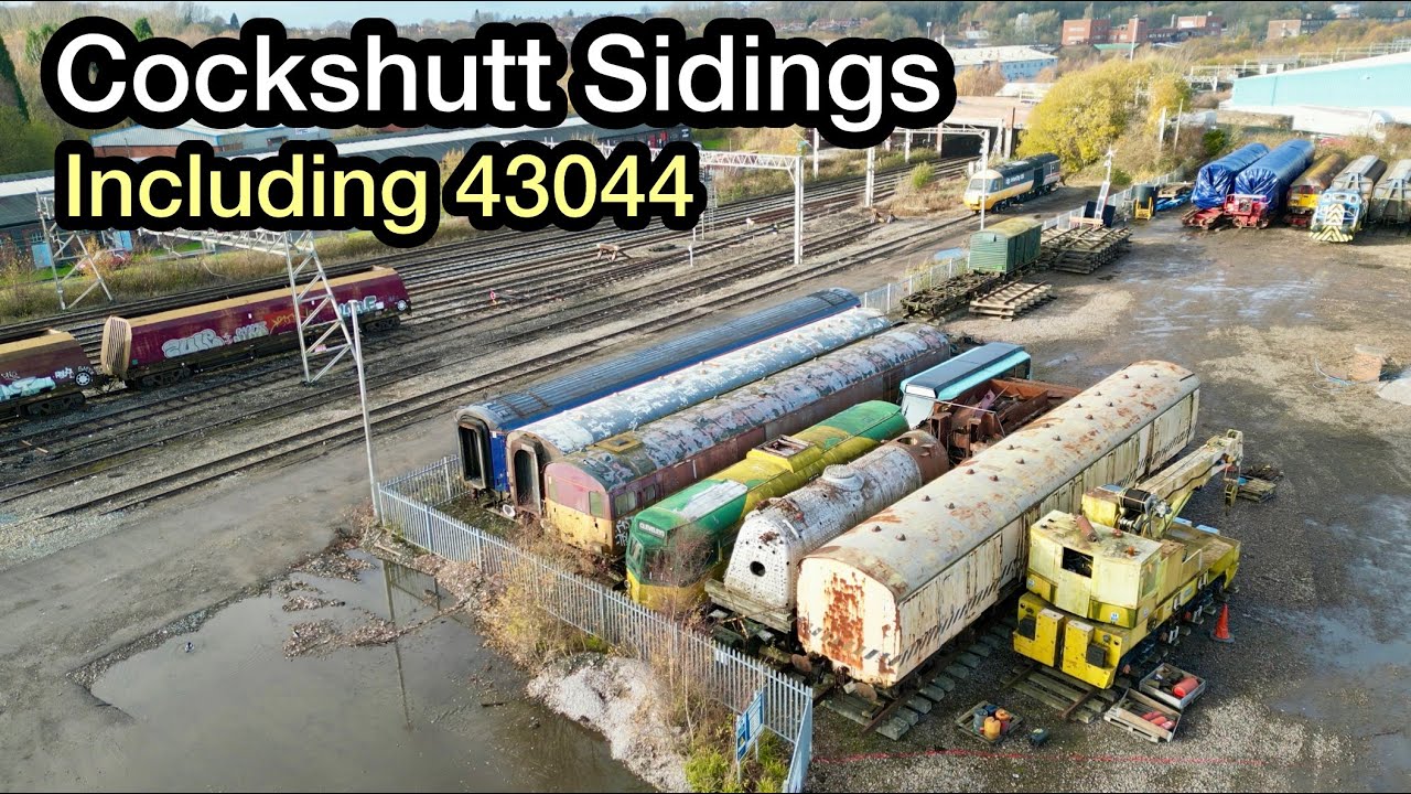 The WEIRD Mix of Locos & Stock in Cockshutt Sidings with 43044 - Plus Longport Down Sidings & Depot