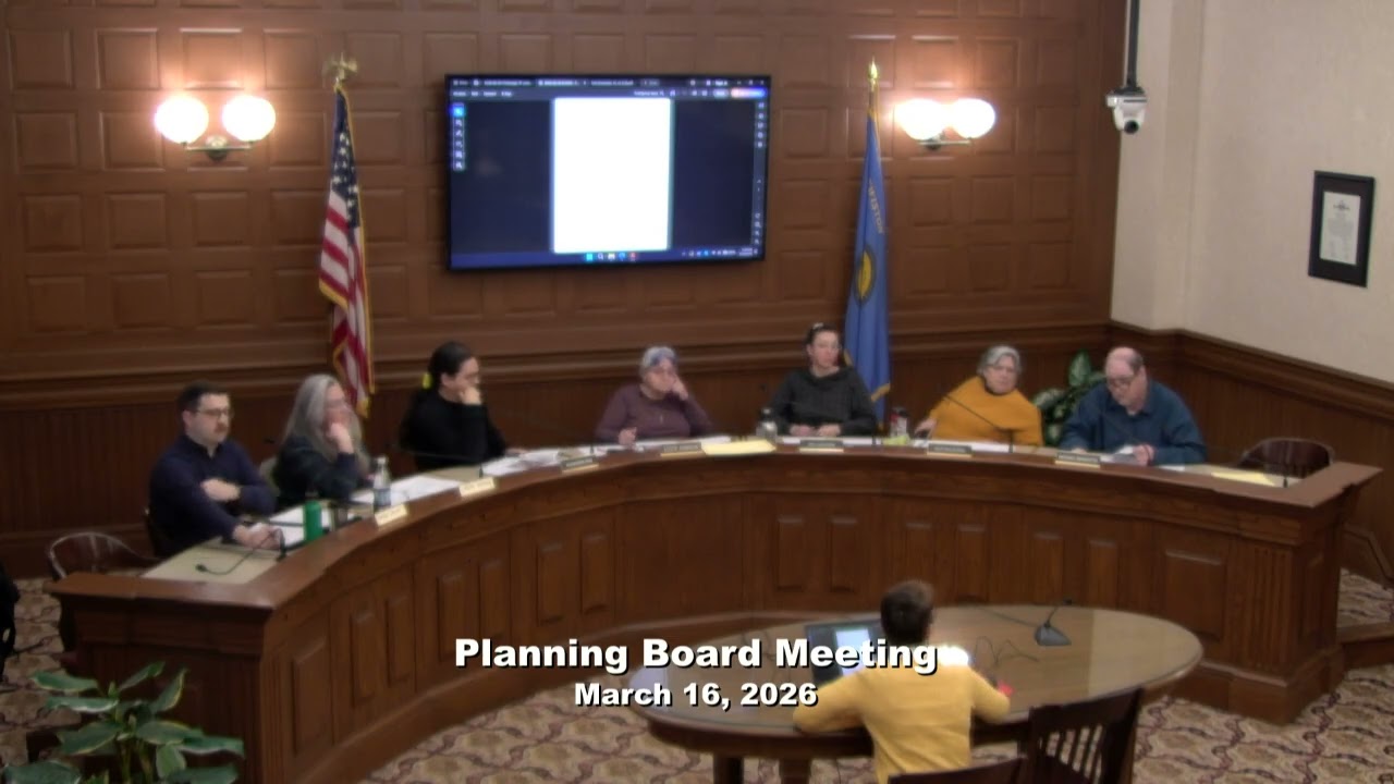 Planning Board Meeting 3/16/26