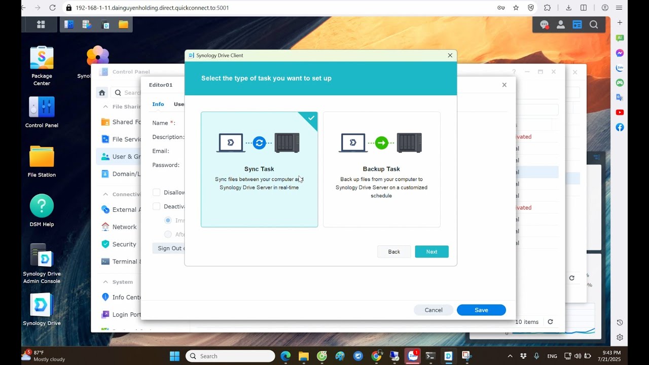 NAS Synology - Team Folder - Sync Dữ Liệu - Watermark