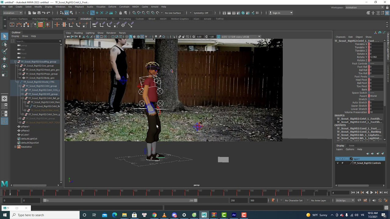 Animation buổi 2: Jump Pose