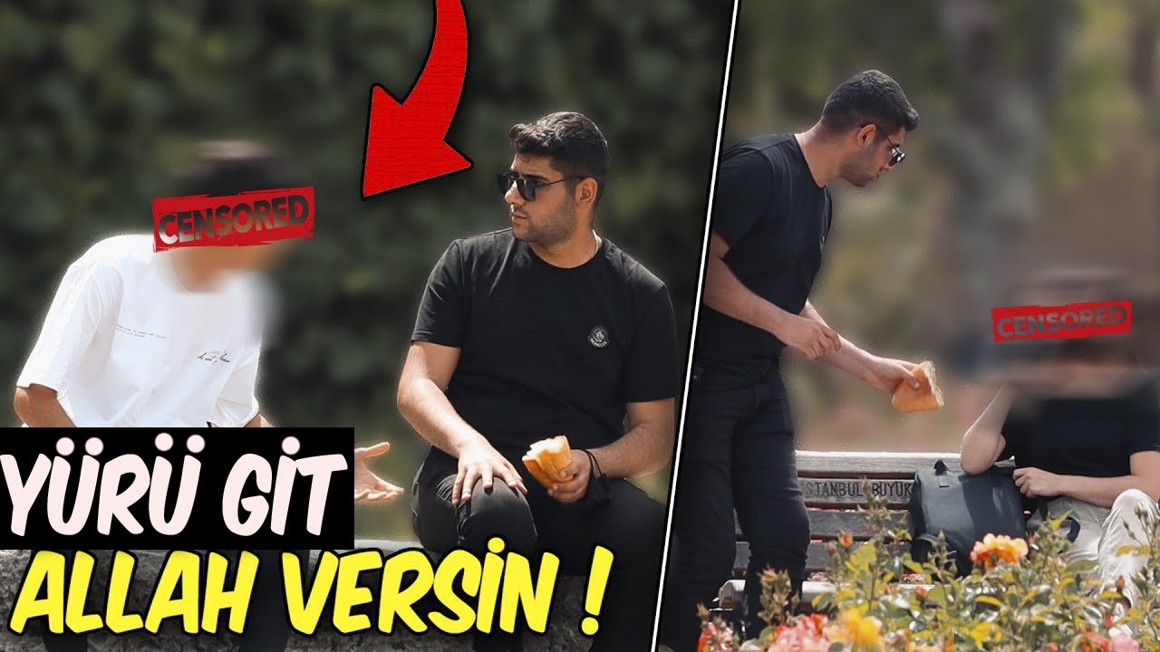 FİLİSTİNLİ GENÇ İNSANLARIN YANINDA KURU EKMEK YERSE? ( Sosyal Deney )