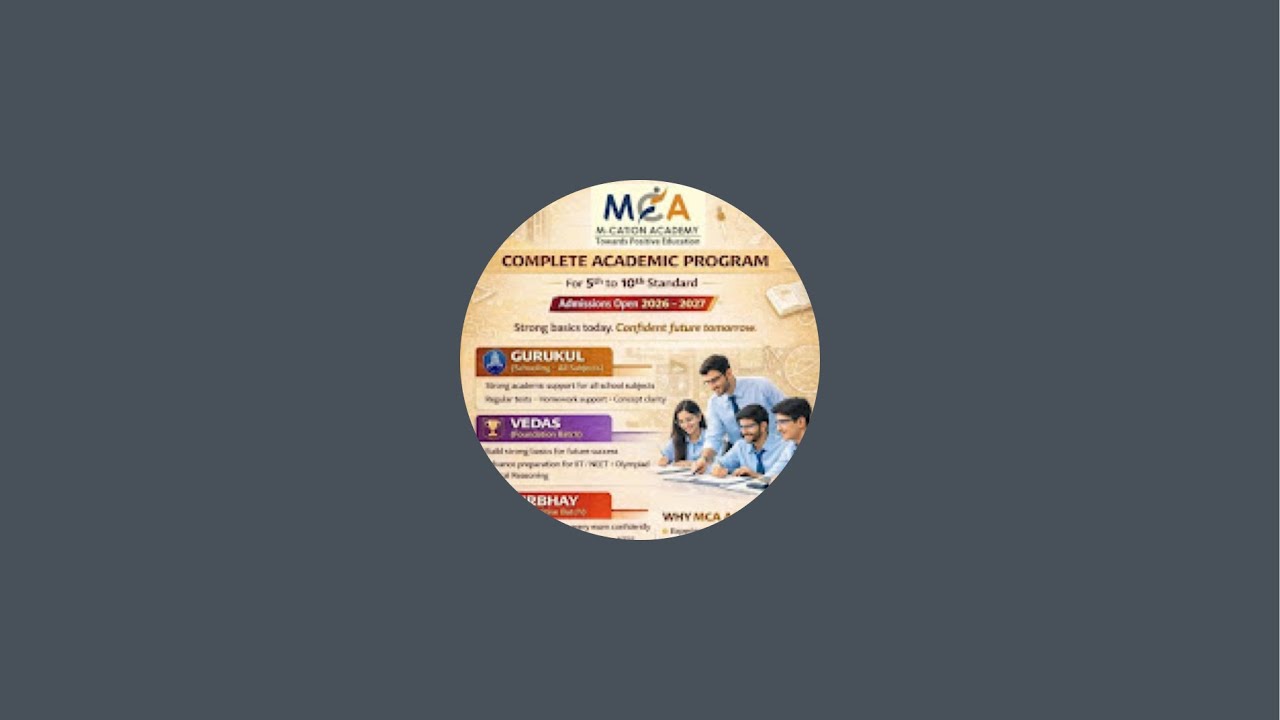 MCA Academy Jalgaon  is live