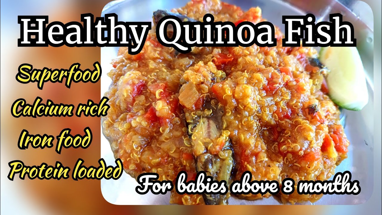 HEALTHY QUINOA FISH (For Toddlers And Kids) | Perfect Lunch For Babies | quinoa fish bowl