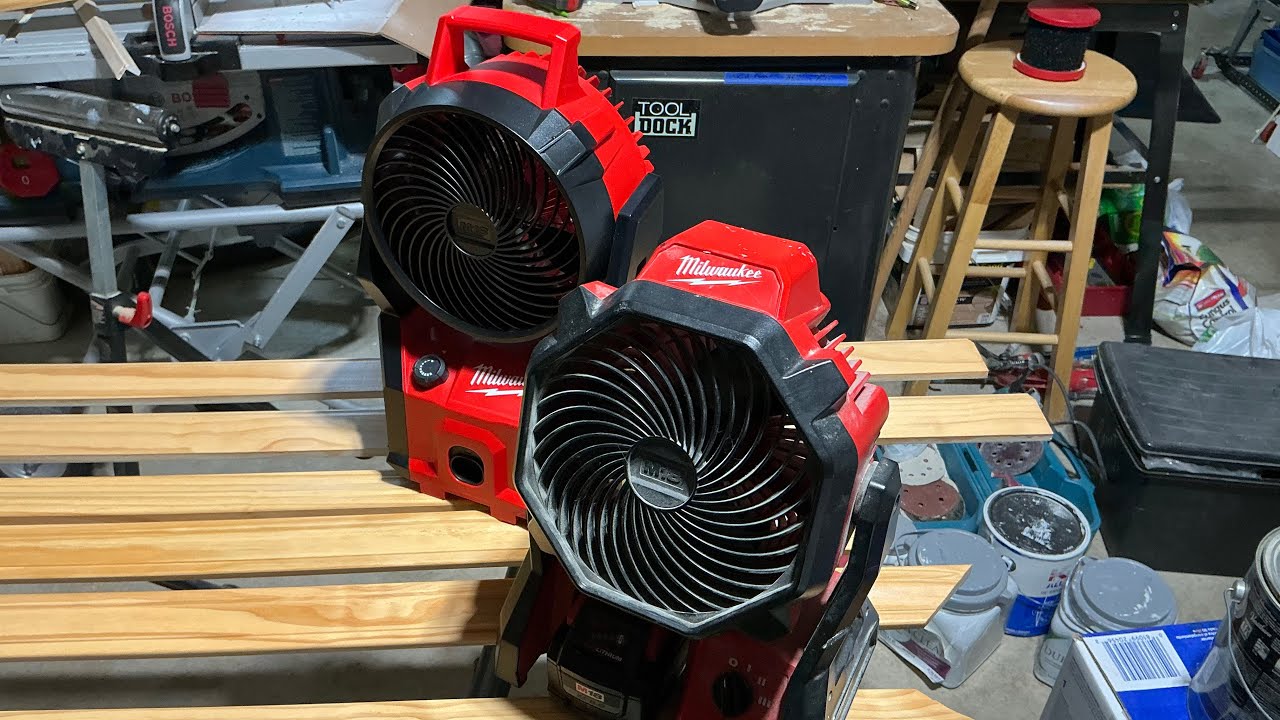 How does the newer Milwaukee M18 portable fan compare to the older version.
