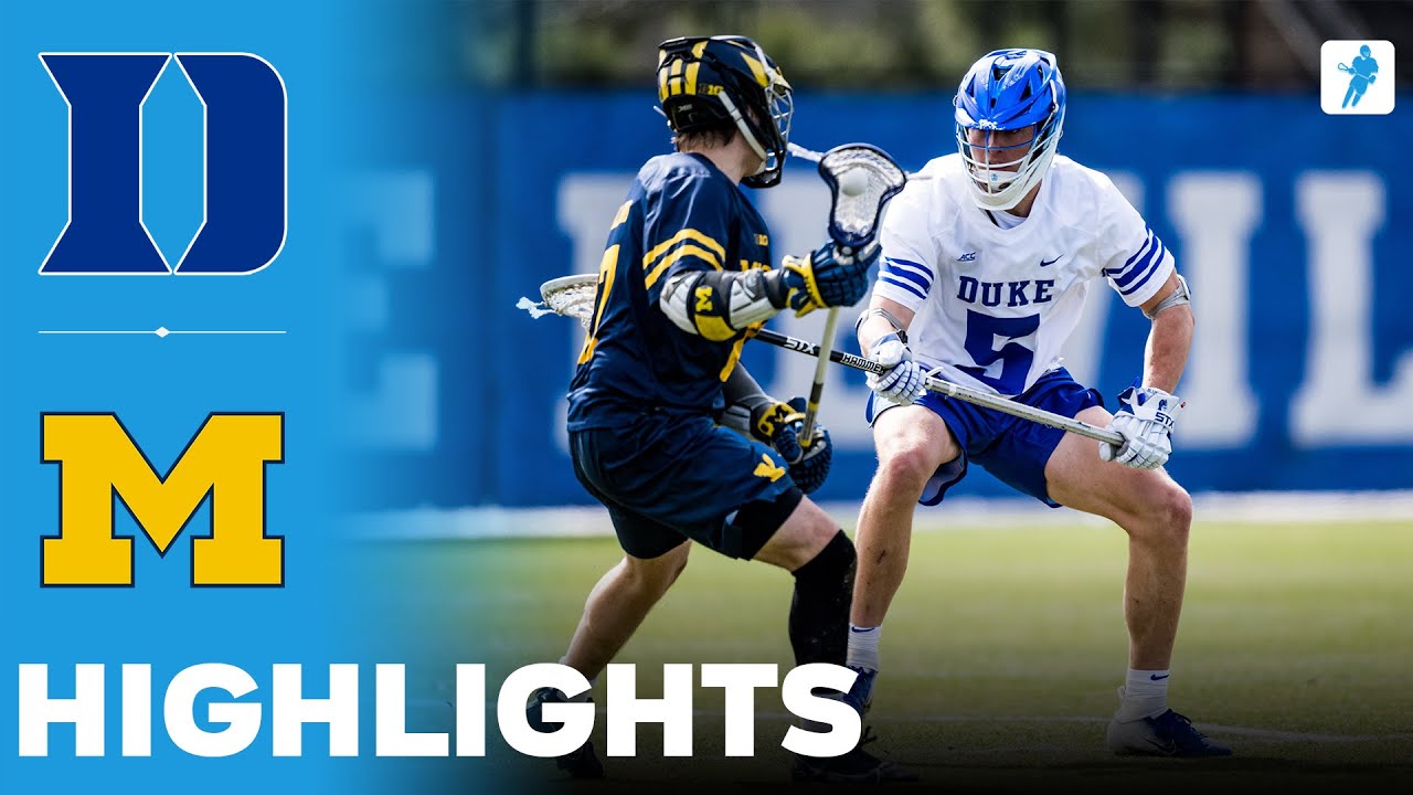 Duke vs Michigan | NCAA College Lacrosse | Highlights - February 22, 2025
