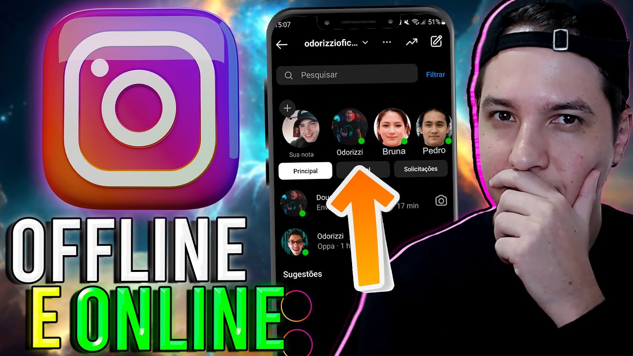 Como ficar OFFLINE no Instagram 2023