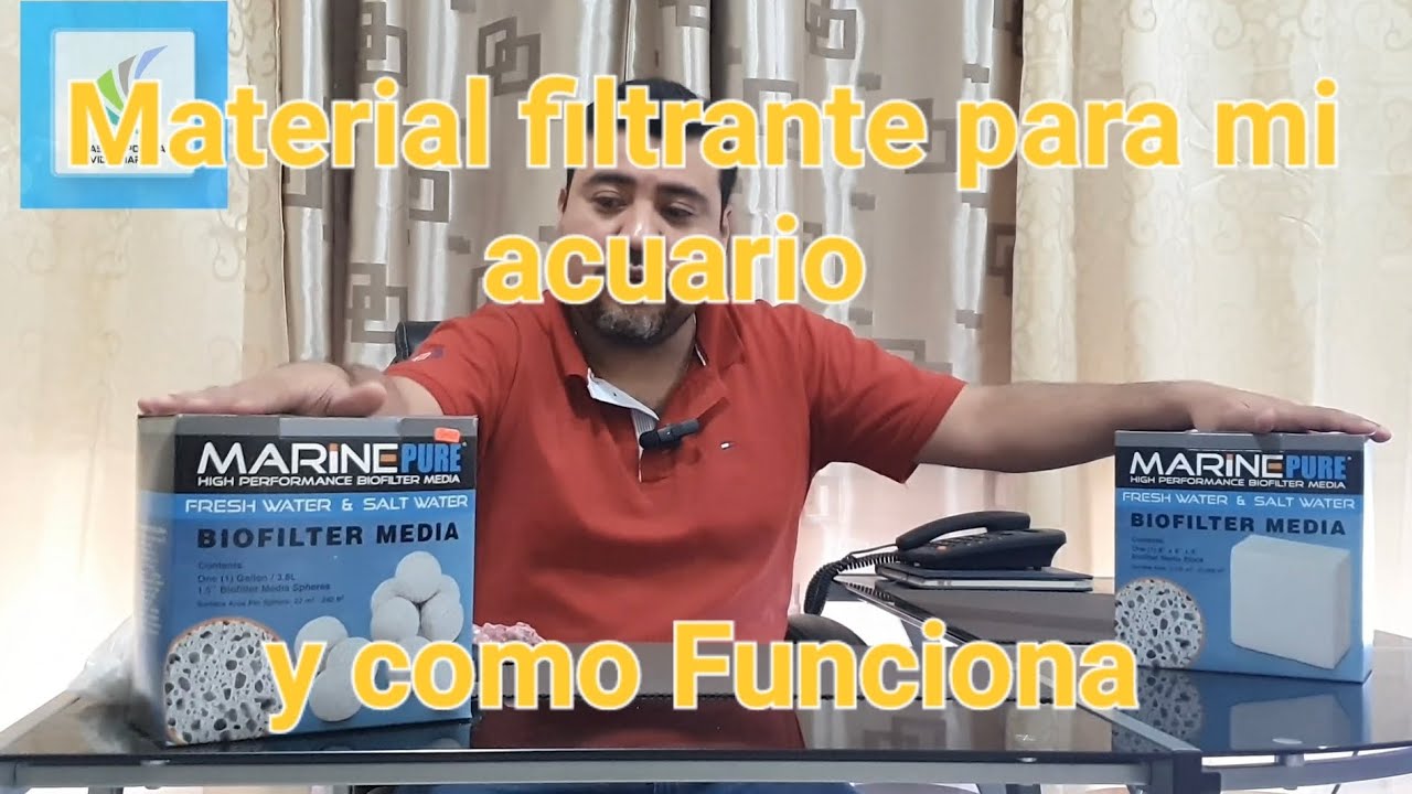 Material filtrante para mi acuario y como funciona