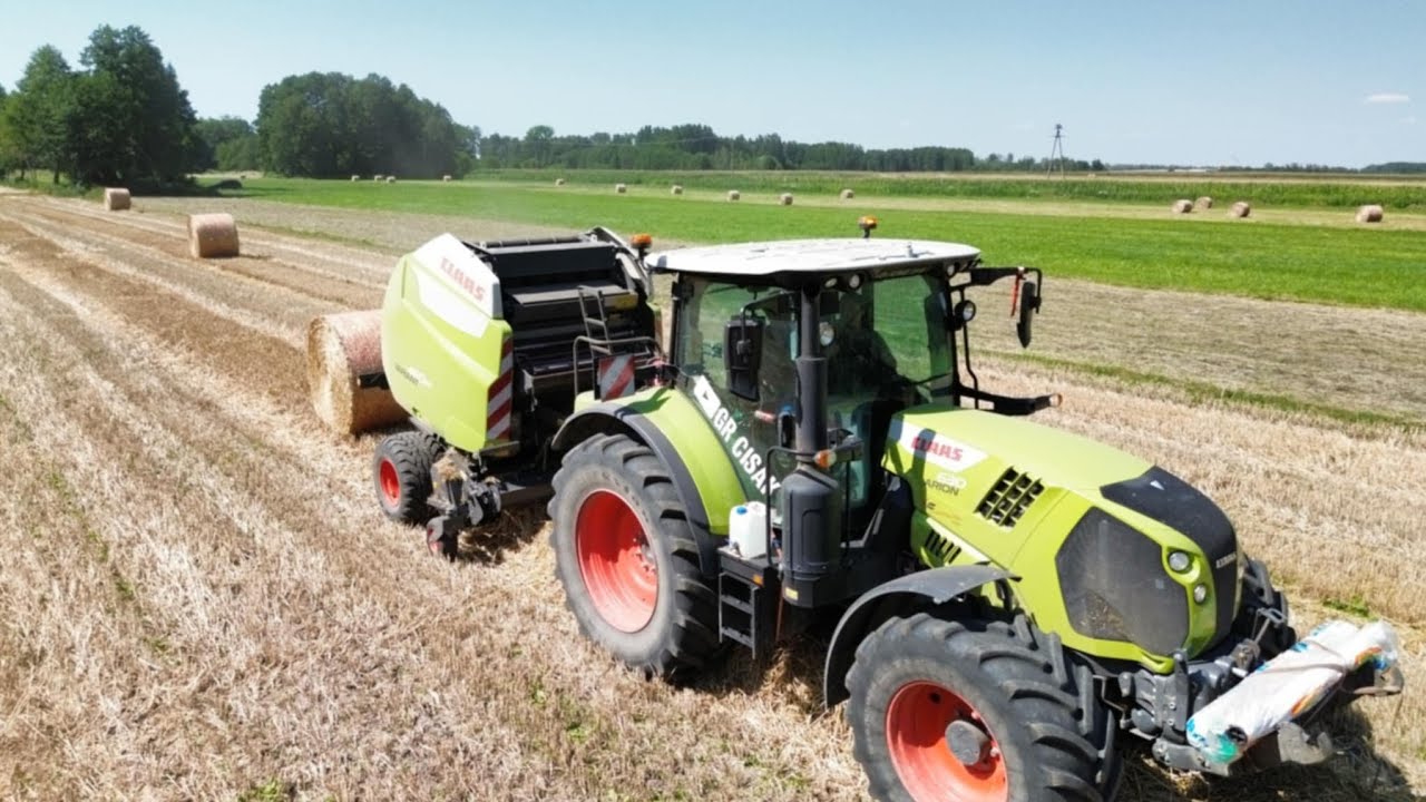 🚨Prasowanie słomy 2025 Claasy w akcji🚨 Claas Arion 630 & Claas Variant 460rc 🚜🚨