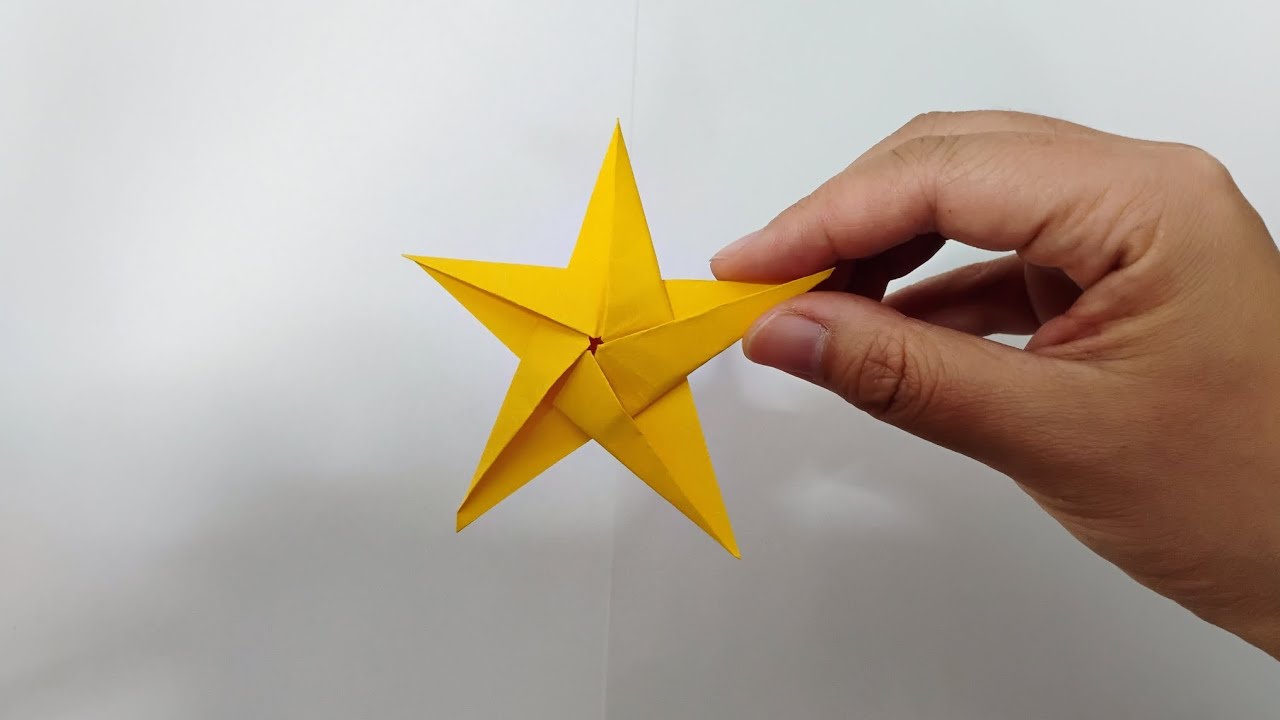 How to make a paper star | Origami Christmas star | 如何折五角星