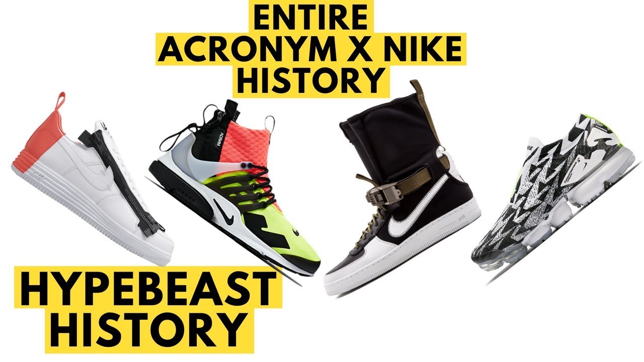 Acronym Nike History and Complete Collection - Hypebeast History