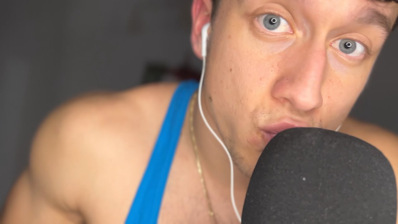 Boyfriend does kissing sounds for You to sleep ASMR (male whispering)