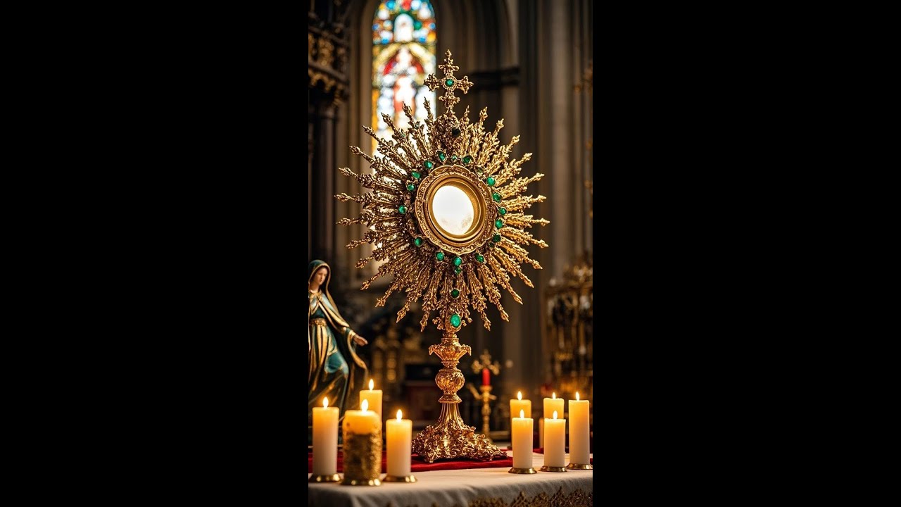 CINQ MINUTES AVEC JÉSUS SACRAMENTÉ - Laisse Sa Lumière Entrer dans Ton Cœur