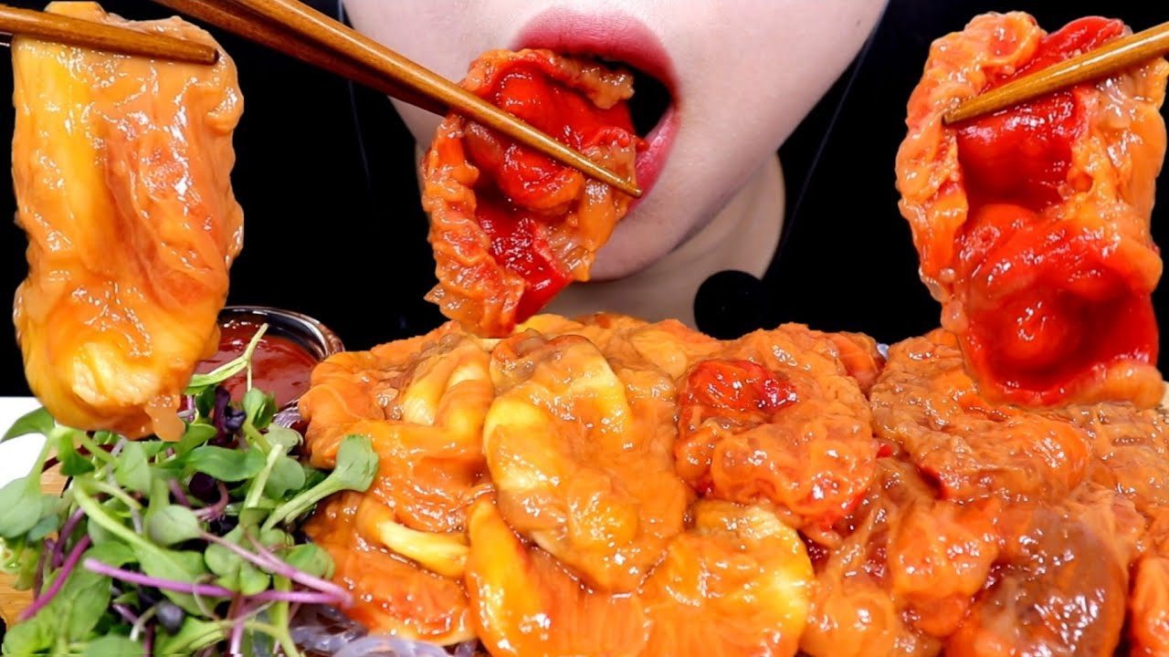ASMR Sea squirt&sea peache 멍게&비단멍게 리얼사운드 먹방 eating sound mukbang