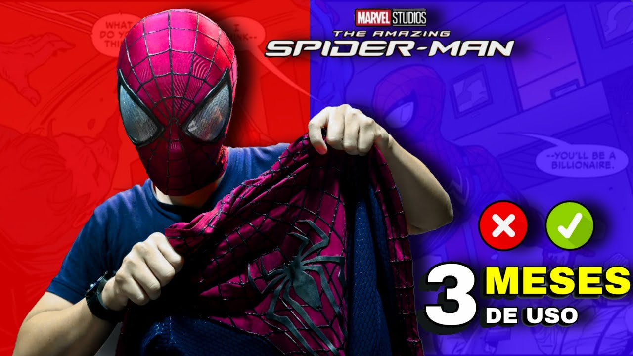 ¡ASI se VE mi TRAJE de SPIDER-MAN luego de 3 MESES de USARLO!