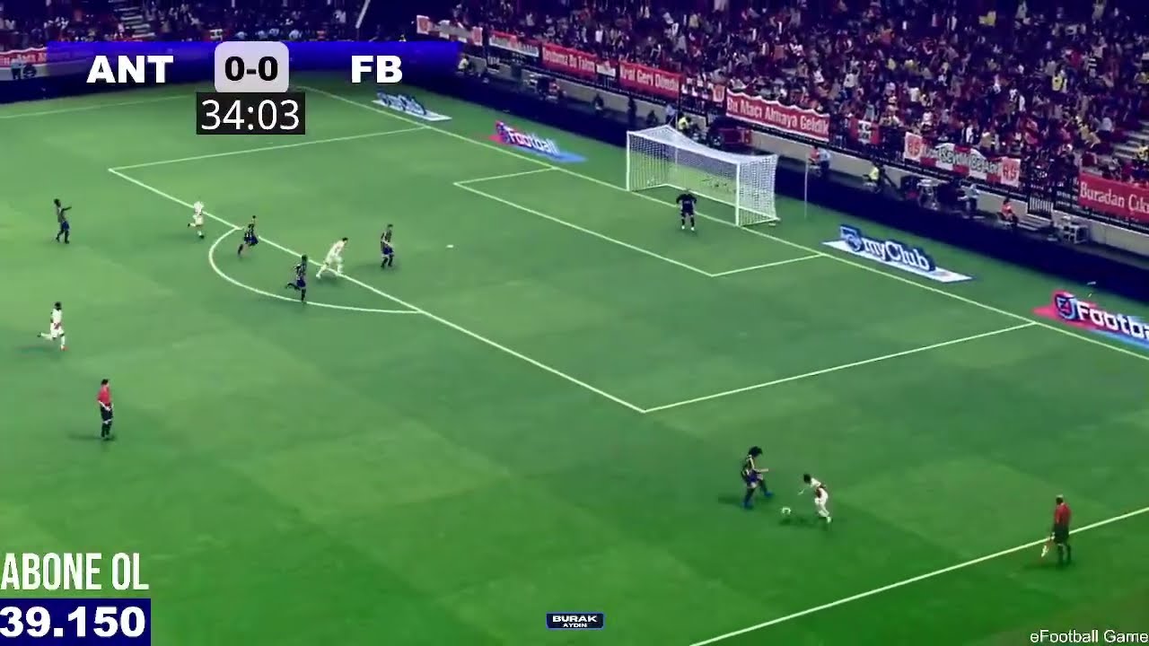 ANTALYASPOR - FENERBAHÇE MAÇI CANLI İZLE | eFootball 21 Türkçe Oyun