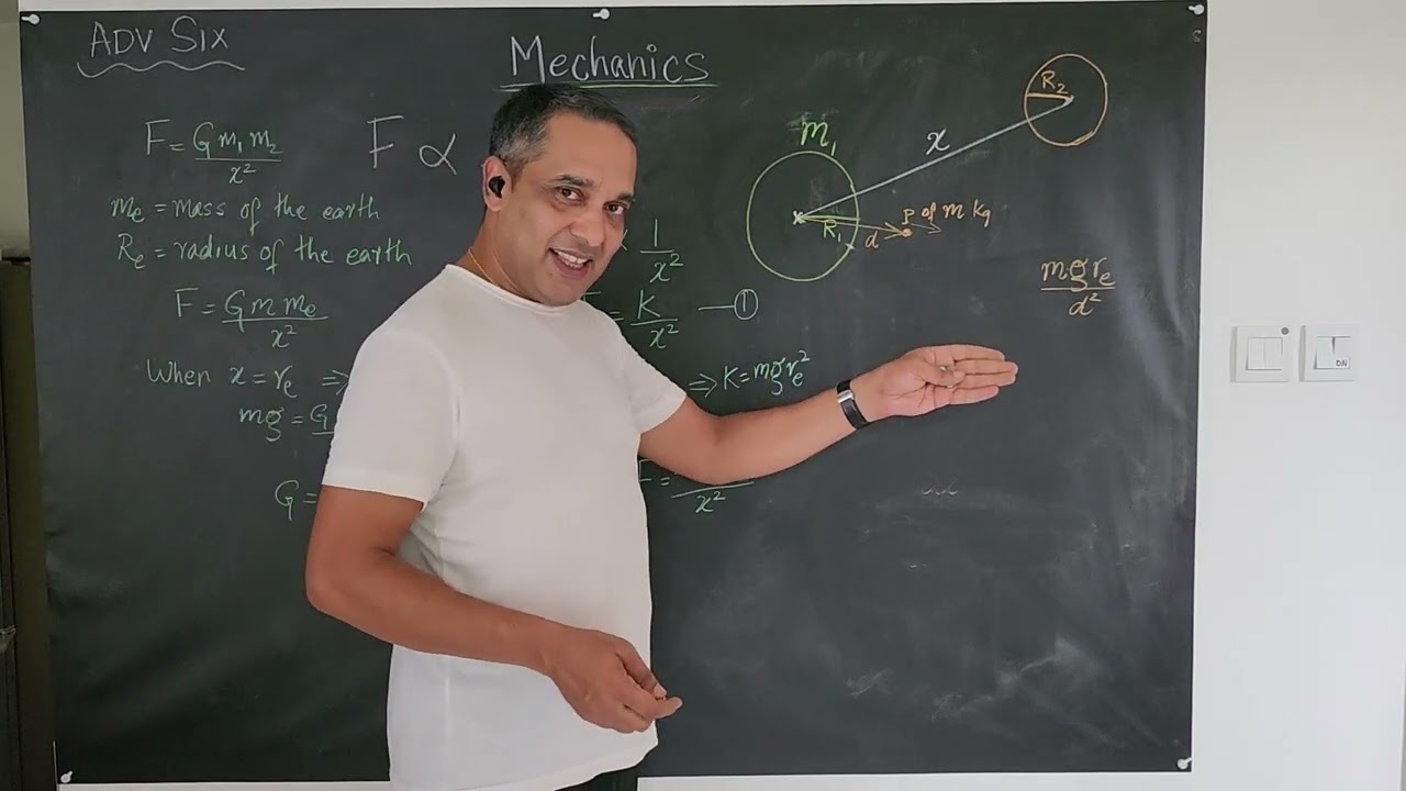 Gravitation and application of calculus for problems (A6)
