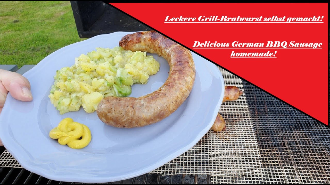 Grill Bratwurst selber machen / German Sausage (Bratwurst) homemade!