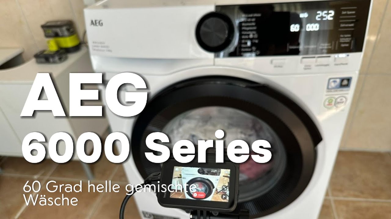 AEG LR6F65409 Series 6000 Waschmaschine Test - Helle Wäsche 60 Grad Waschgang [2025] 6000 Series