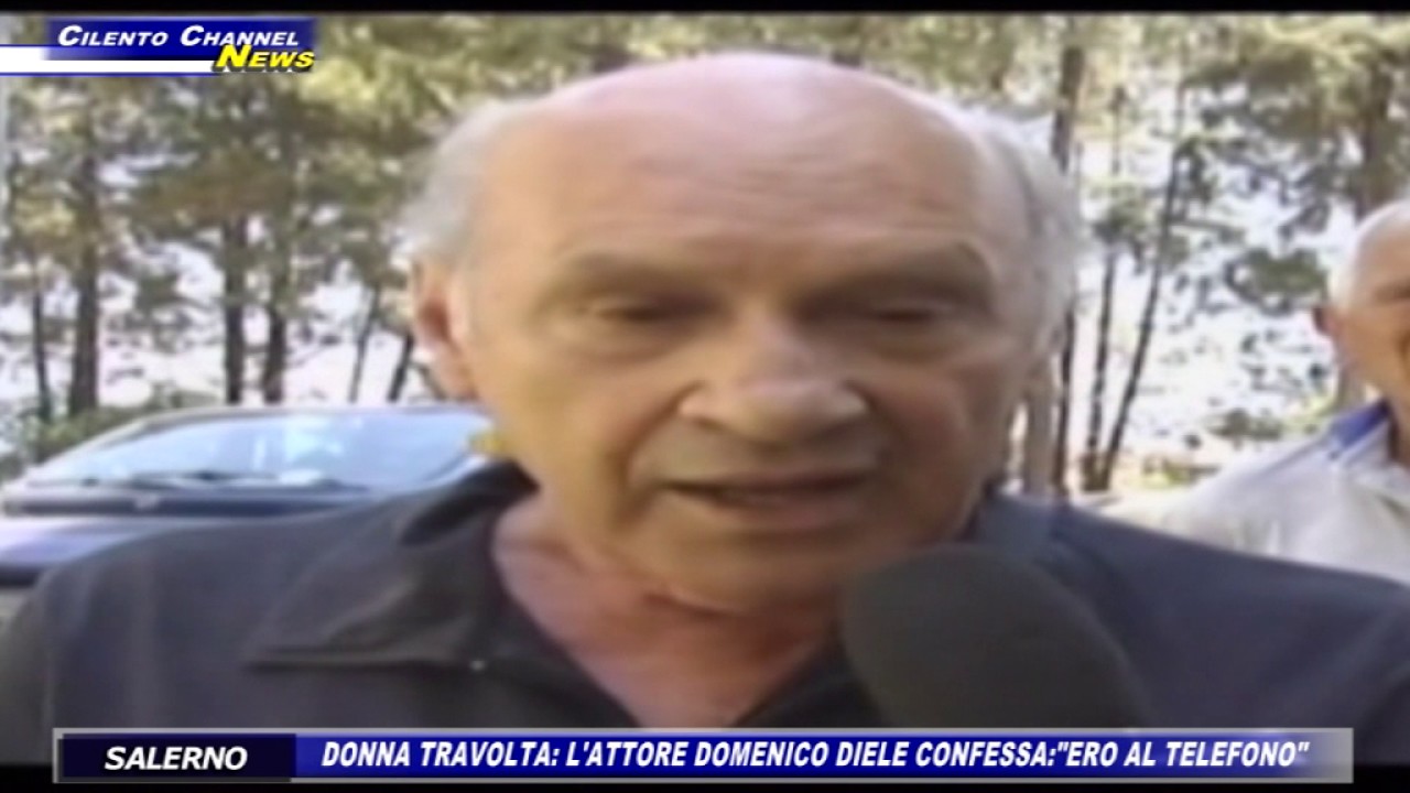 SALERNO - DONNA TRAVOLTA, L'ATTORE DOMENICO DIELE CONFESSA: 