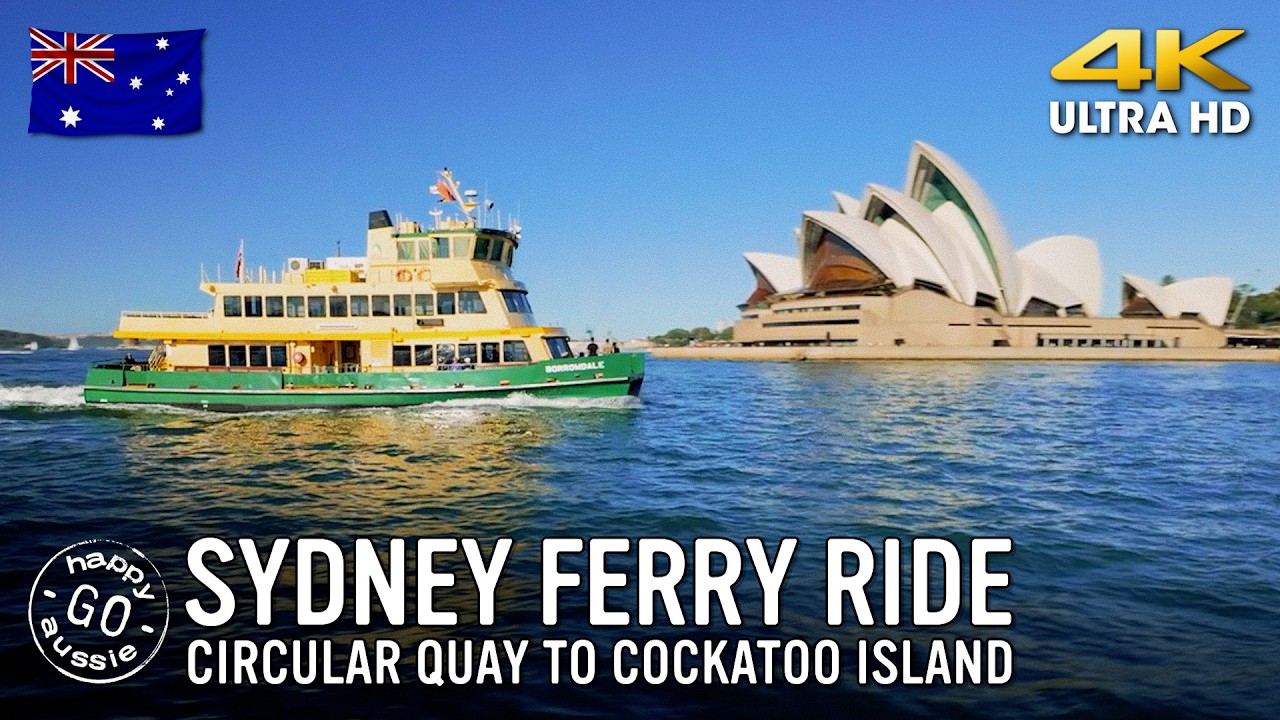 Exploring SYDNEY'S Hidden Gem: Cockatoo Island by Ferry!