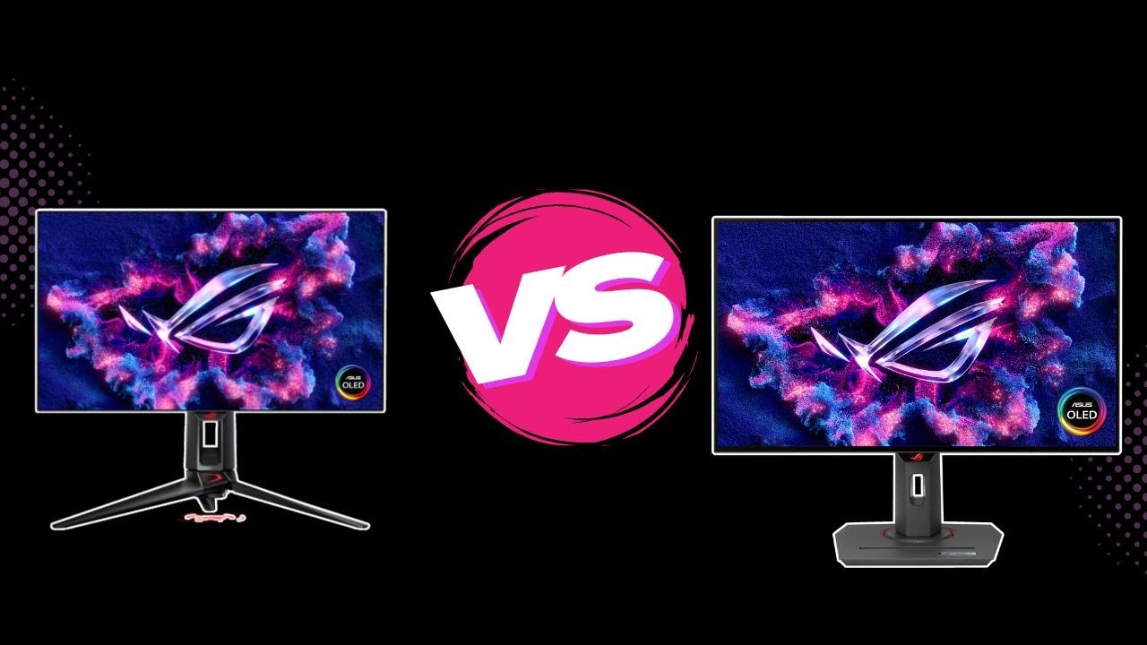 Asus ROG Strix OLED XG27UCDMG vs Asus ROG Swift OLED PG27UCDM || Full Monitor Comparision