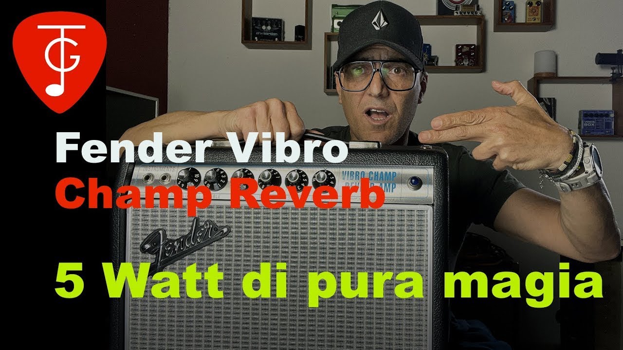 Fender Vibro Champ Reverb 5 Watt di pura magia!