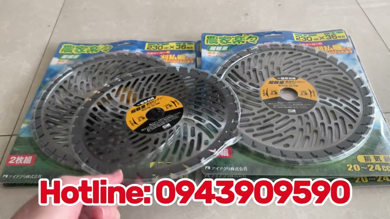Có nên sử dụng lưỡi cắt cỏ tròn hợp kim Nhật Bản | Lưỡi cắt cỏ tròn Nhật Bản