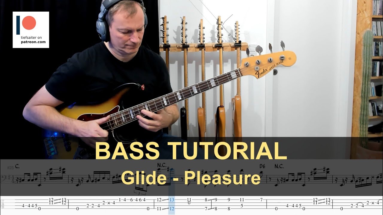 Glide - Pleasure | Bass Tutorial (Sheet + TABs)