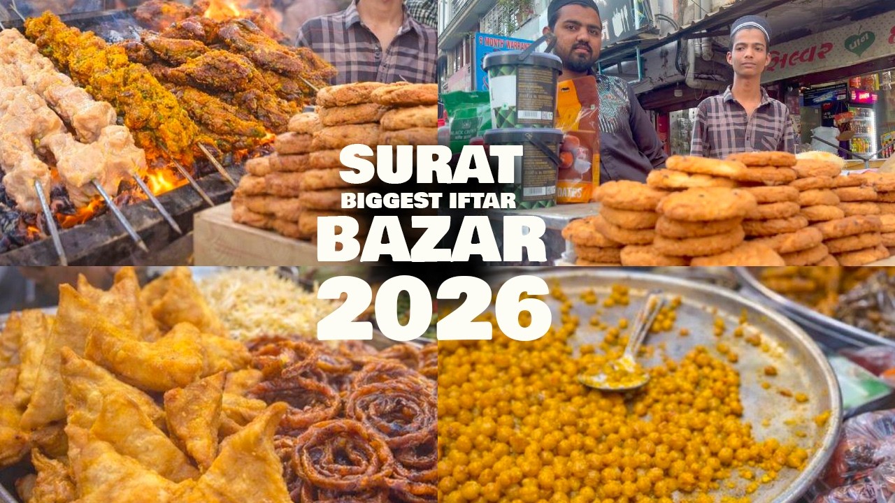 Surat Iftar Bazar 2026 😍 | Ramadan Street Food Paradise in Surat!