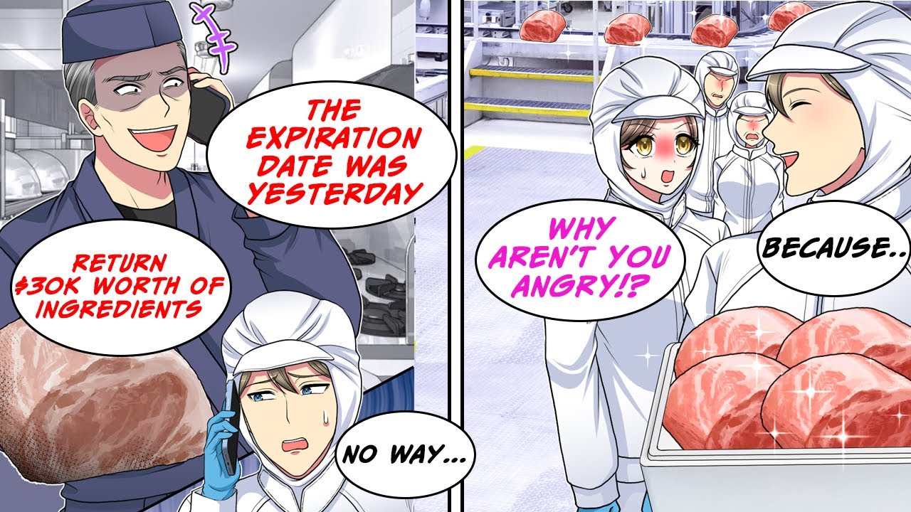 [Manga Dub] A chef tried to return expired food for refund, so I just waited calmly...!? [RomCom]