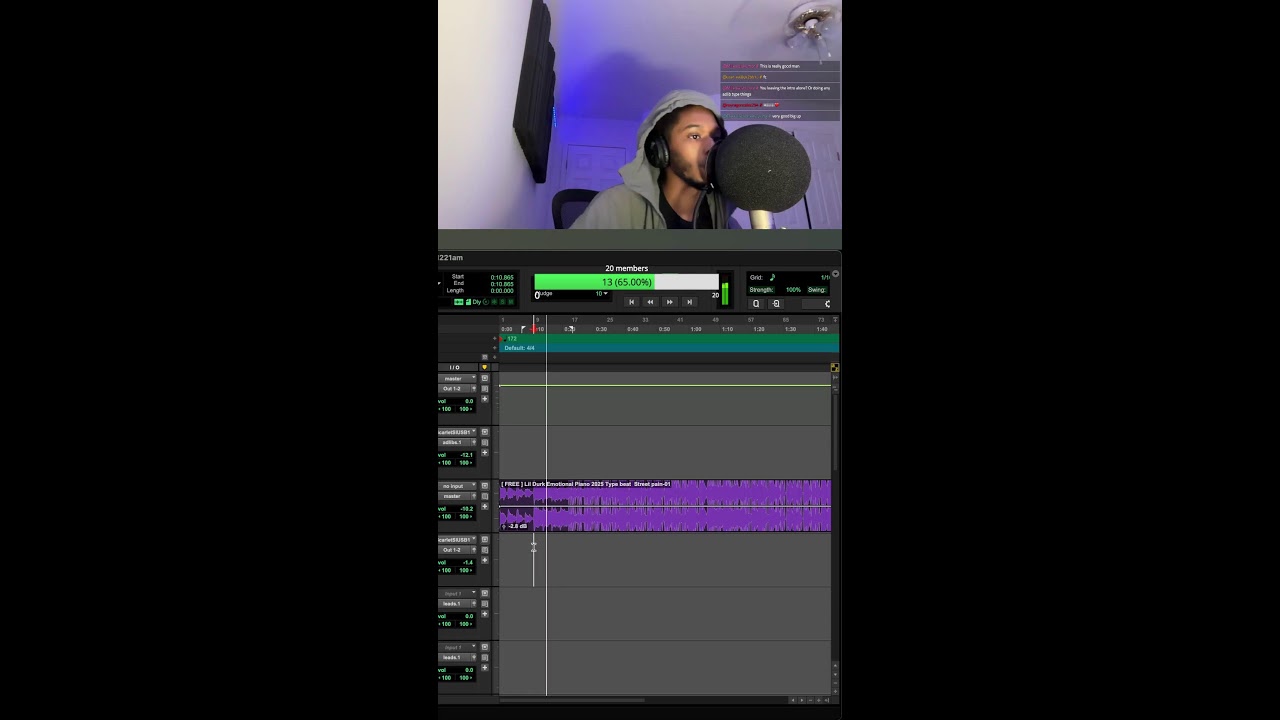 making a song join chat 18k SUBS?!!