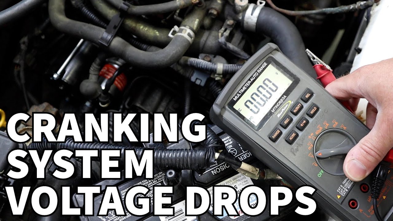 Cranking System Voltage Drop Measurements & Testing