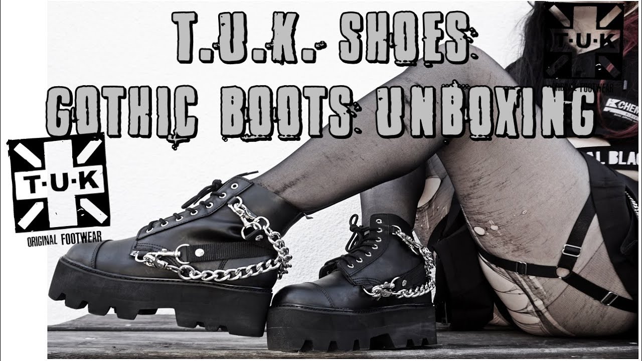 Gothic Boots Try On Haul feat. T.U.K. Shoes I Mademoiselle Tineoidea